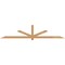 Ekena Millwork Kennewick Timber Gable Bracket, Western Red Cedar, 108"W x 22"H x 3 1/2"D x 3 1/2"F, 5/12 Pitch GBW108X22X0404KEN00SWR - alternate 1